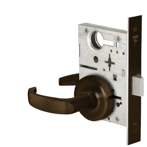 Mortise Lock Dark Bronze Painted