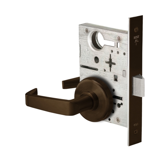 Mortise Lock Satin Bronze Blackened Satin Relieved Clear Coated