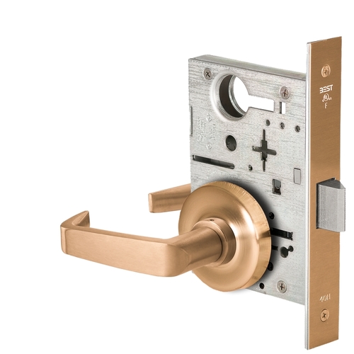 Mortise Lock Satin Bronze Clear Coated