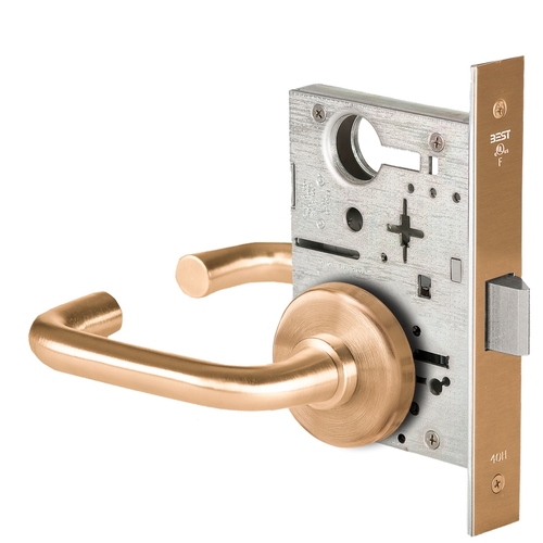 Mortise Lock Satin Bronze Clear Coated