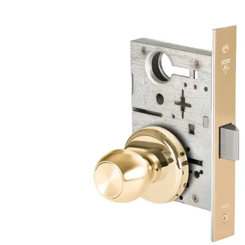 Mortise Lock Bright Brass