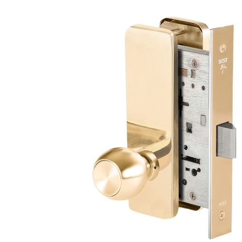 Mortise Lock Bright Brass