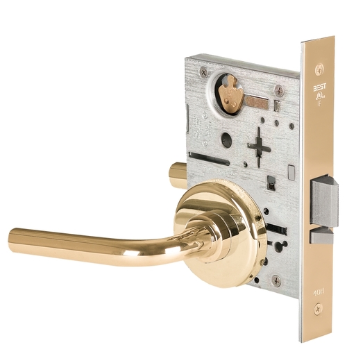 Mortise Lock Bright Brass