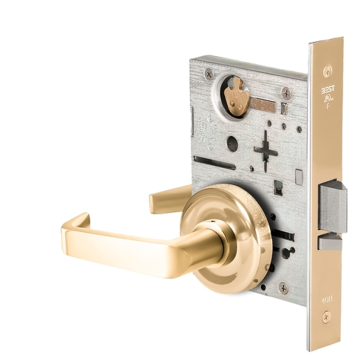 Mortise Lock Bright Brass