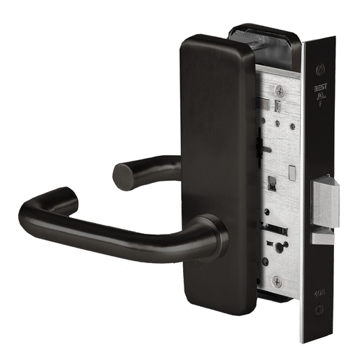 Mortise Lock Flat Black Coated