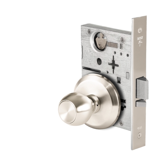 Mortise Lock Bright Nickel Plated Clear Coated