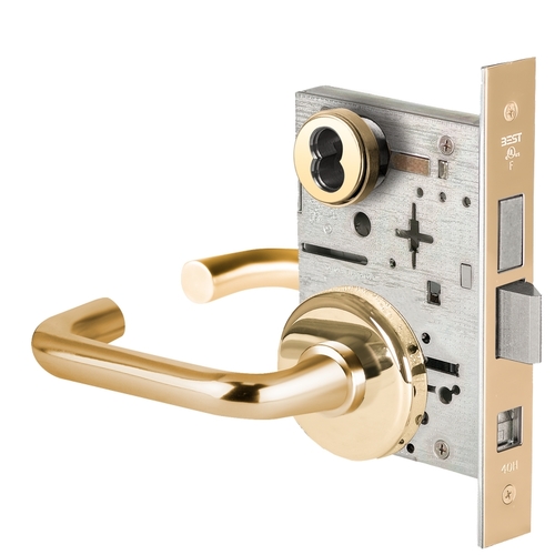 Mortise Lock Bright Brass