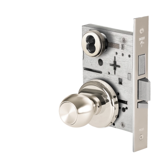 Mortise Lock Bright Nickel Plated Clear Coated