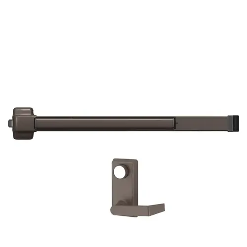 Rim Exit Device, with Classroom Lever Trim, 48", Dark Bronze Anodized Aluminum