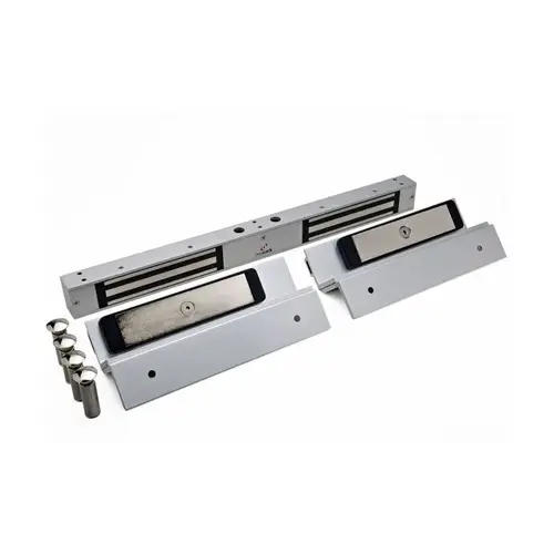 Double Electromagnetic Mini Lock Inswing, Door Switch Monitor, 12/24VDC