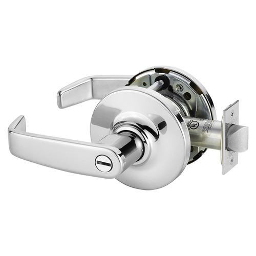 Cylindrical Lock Bright Chrome