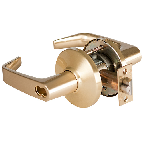 Cylindrical Lock Satin Brass