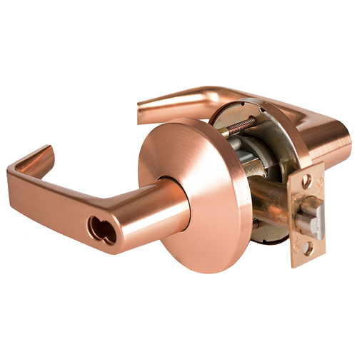 Cylindrical Lock Satin Bronze Clear Coated