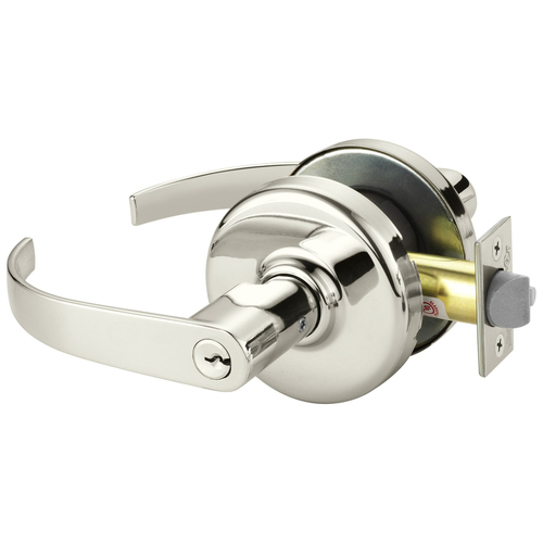 Cylindrical Lock Bright Nickel Plated Clear Coated