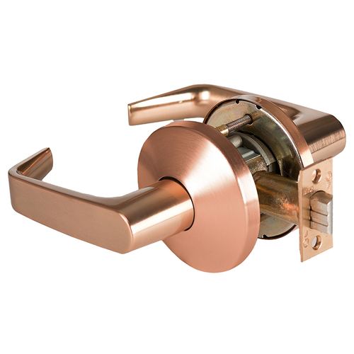 Cylindrical Lock Satin Bronze Clear Coated