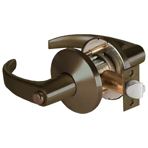 Cylindrical Lock Dark Oxidized Satin Bronze Oil Rubbed