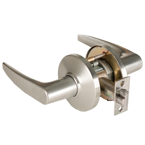 Cylindrical Lock Satin Nickel Plated Clear Coated