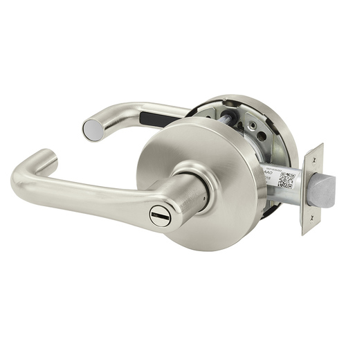 Cylindrical Lock Satin Nickel Plated Clear Coated