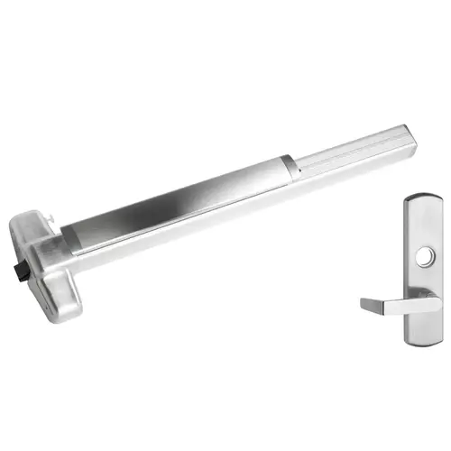 Exit Device Satin Aluminum Clear Anodized