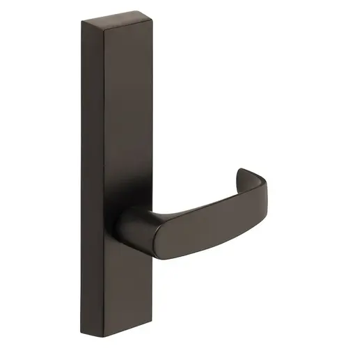 Exit Device Trim Dark Oxidized Statuary Bronze Clear Coated