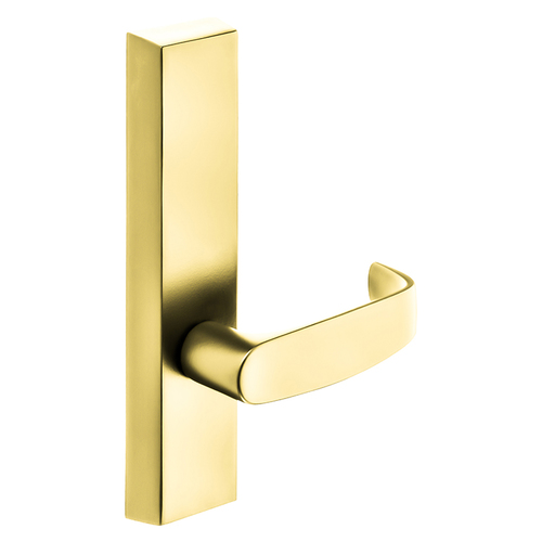 Dummy Pull Function, LHR, L Lever, Bright Brass