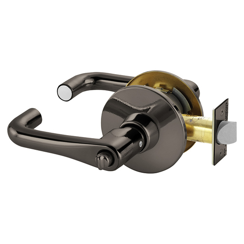 Cylindrical Lock Oxidized Satin Bronze Relieved Clear Coated