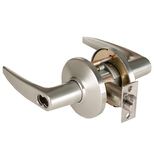 Cylindrical Lock Satin Nickel Plated Clear Coated