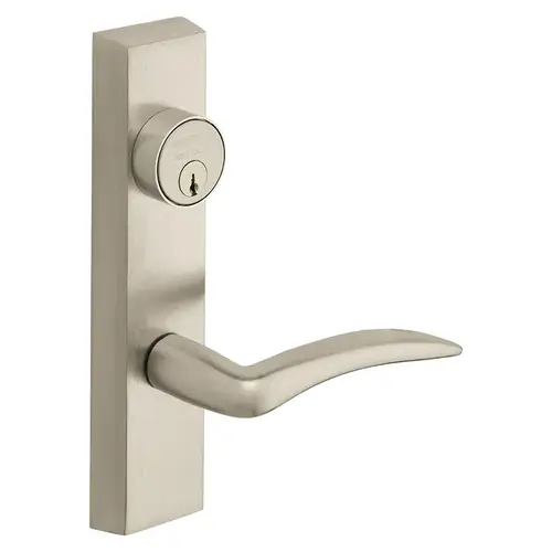 Exit Device Trim Satin Nickel Plated Clear Coated