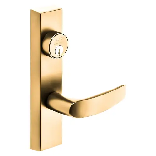 ET Lever Exit Device Trim Bright Bronze Clear Coated