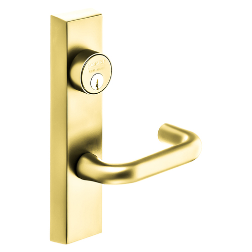 ET Lever Exit Device Trim Bright Brass