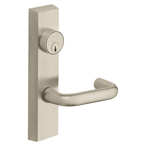 ET Lever Exit Device Trim Satin Nickel Plated Clear Coated