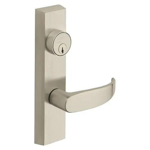 ET Lever Exit Device Trim Satin Nickel Plated Clear Coated