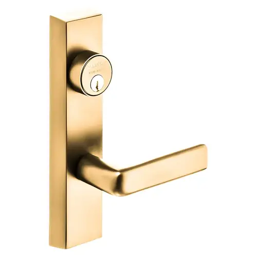 ET Lever Exit Device Trim Bright Bronze Clear Coated