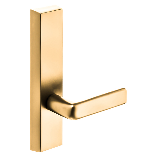 Exit Device Trim Bright Bronze Clear Coated