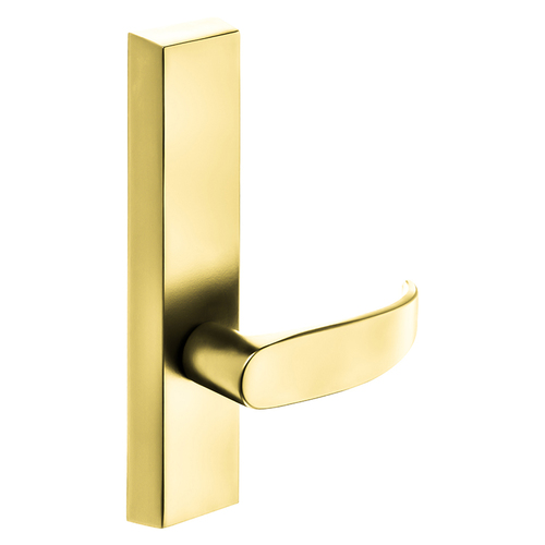 ET Lever Exit Device Trim Bright Brass