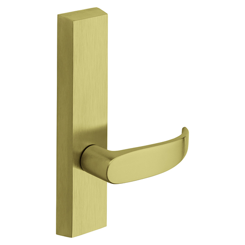 Passage Function, LHR, P Lever, Satin Brass