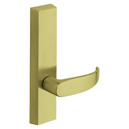 Dummy Pull Function, RHR, P Lever, Satin Brass