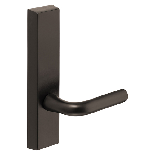 Exit Device Trim Dark Oxidized Statuary Bronze Clear Coated