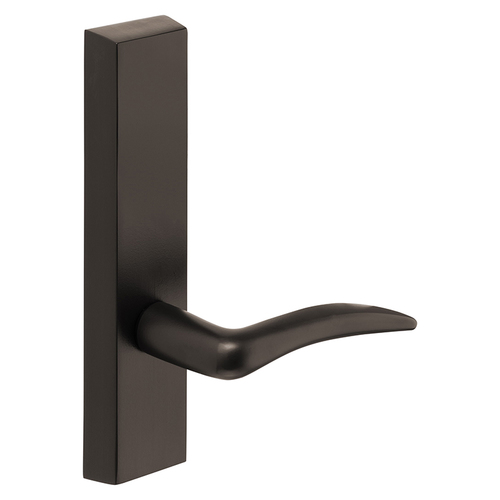 Exit Device Trim Dark Oxidized Statuary Bronze Clear Coated