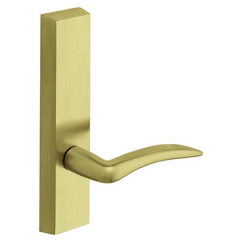 Dummy Pull Function, RHR, A Lever, Satin Brass