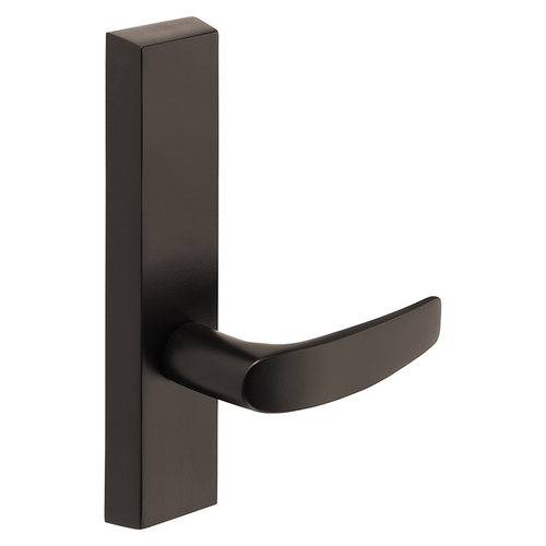 Exit Device Trim Dark Oxidized Statuary Bronze Clear Coated