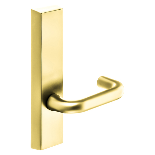 Dummy Pull Function, Freewheeling Trim, LHR, J Lever, Bright Brass