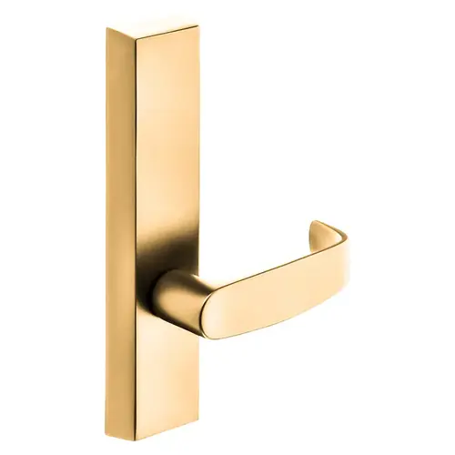 ET Lever Exit Device Trim Bright Bronze Clear Coated