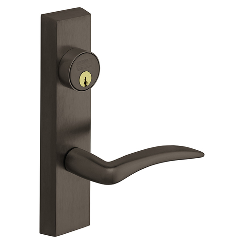 Exit Device Trim Dark Oxidized Satin Bronze Oil Rubbed