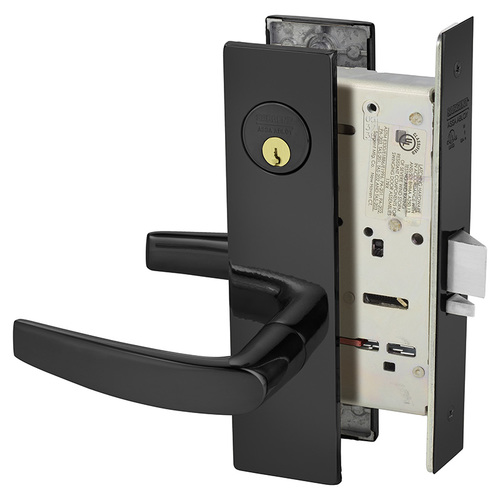 Mortise Lock Dark Oxidized Statuary Bronze Clear Coated