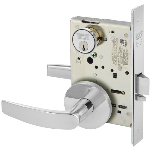 Mortise Lock Bright Chrome