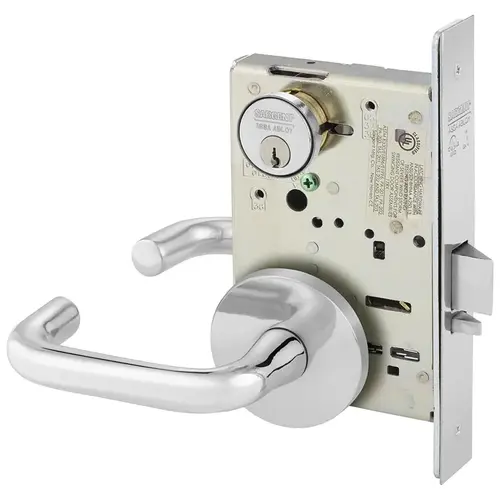 Mortise Lock Bright Chrome