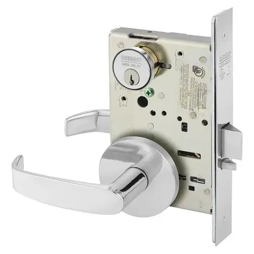 Mortise Lock Bright Chrome