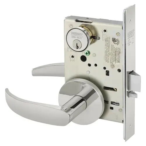 Mortise Lock Bright Stainless Steel