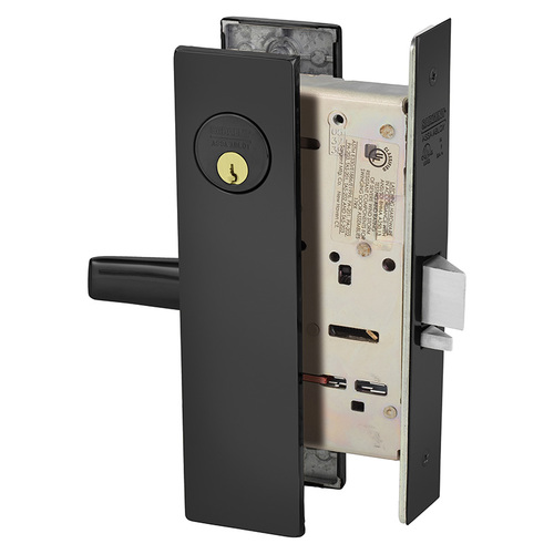 Mortise Lock Dark Oxidized Statuary Bronze Clear Coated